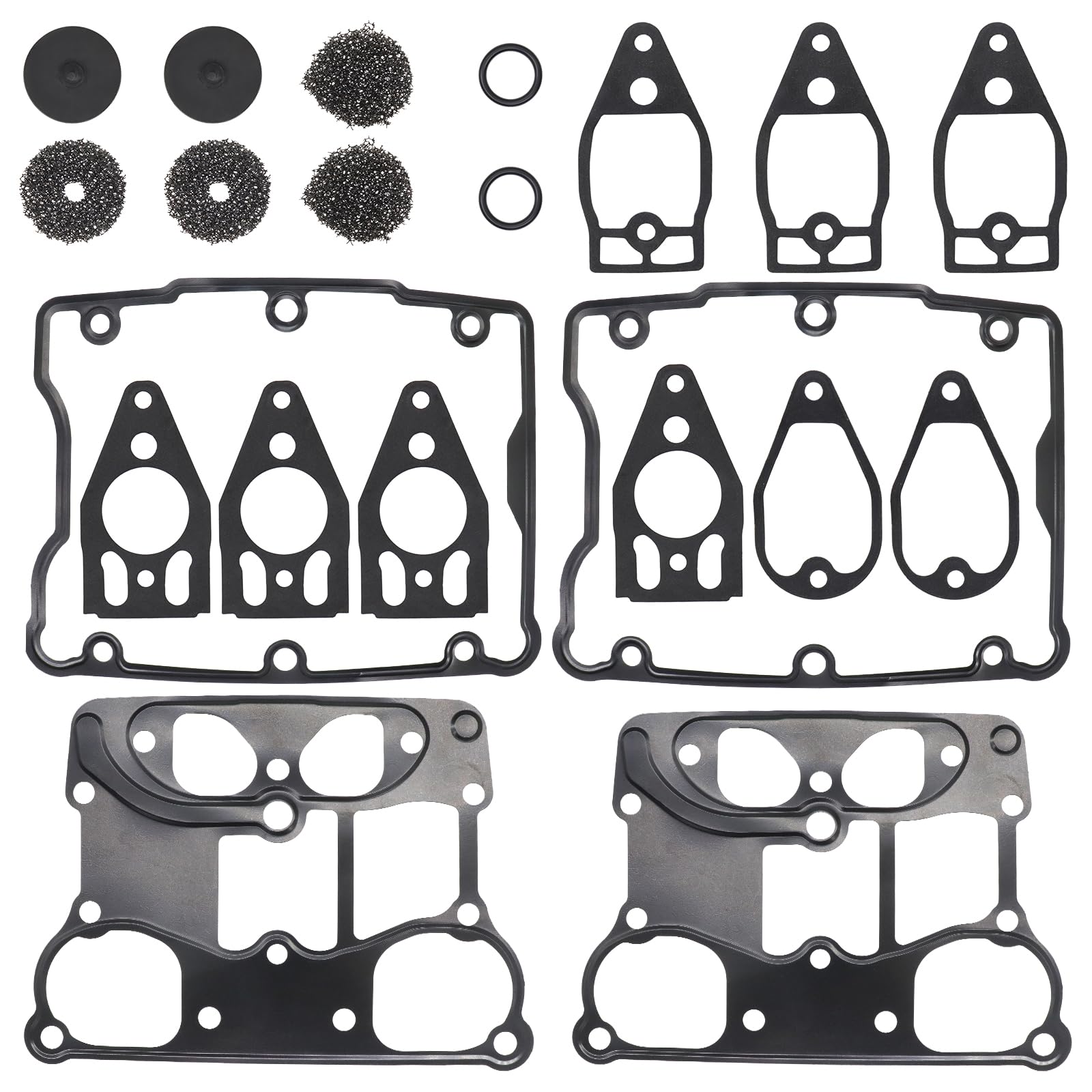 Amazon.com: C9588 Rocker Box Gasket Kit for Harley Cometic Twin